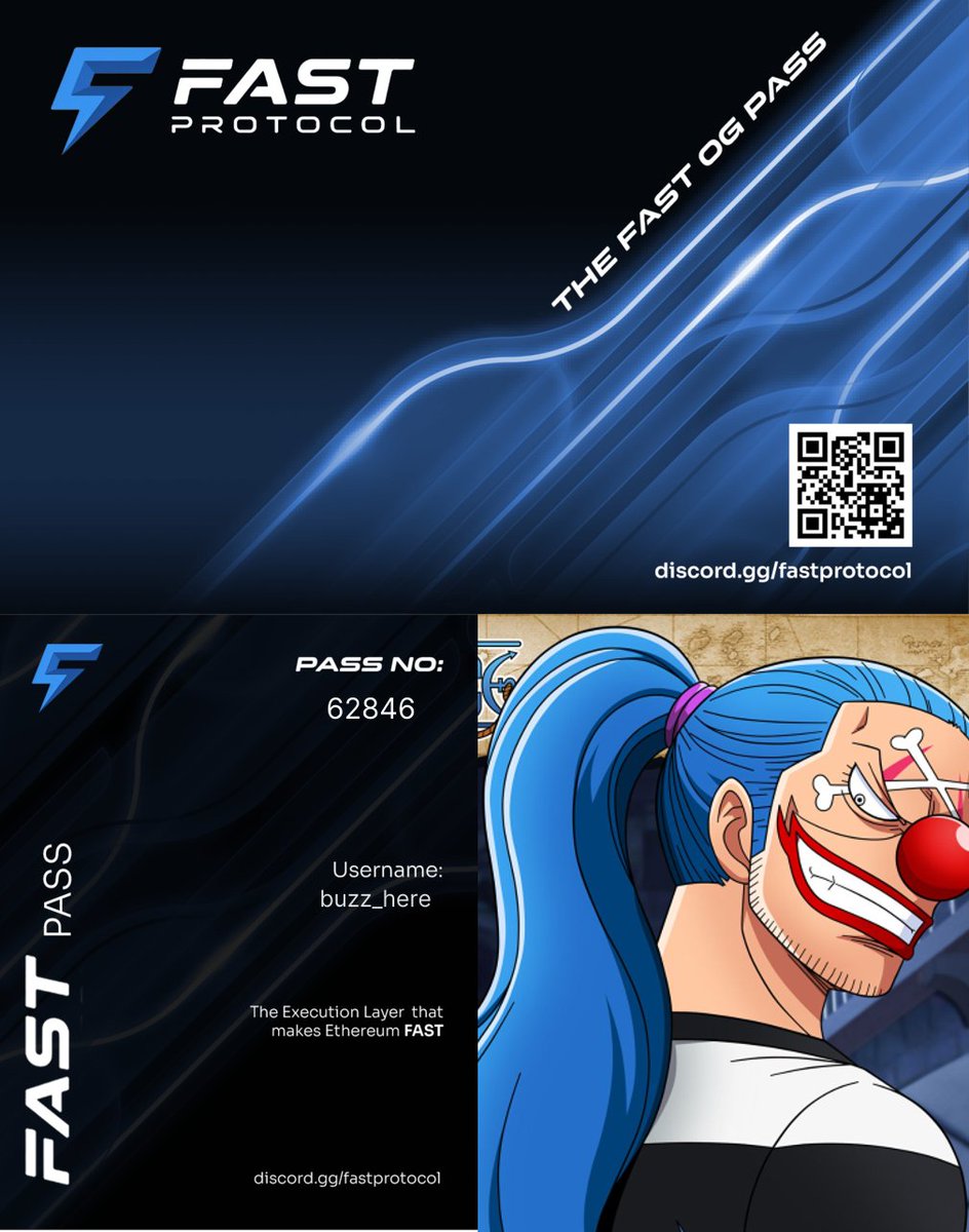 buz_here's tweet photo. Early into @fast_protocol with a Fast OG Pass.

Join here : https://t.co/xpcSebTh4X

Infra backed by a16z CSX, focused on preconfirmations and FAST

execution on Ethereum.

Get in here: https://t.co/nK0SEQSnQD https://t.co/0RyNu7QHKA