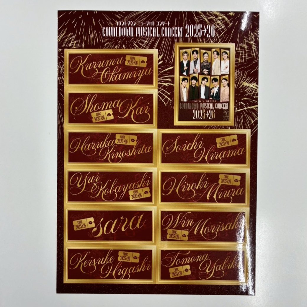 A5クリアファイル・シールセット- クリアファイルをチケットホルダー