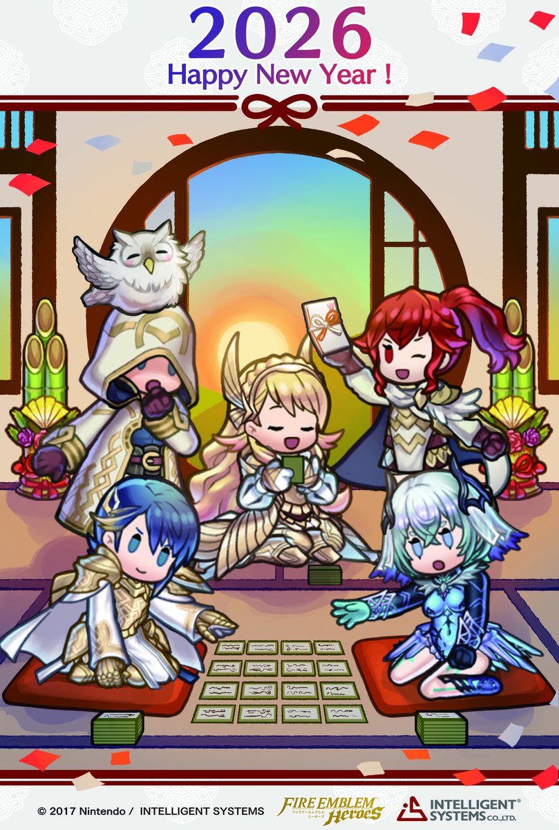 みなさま、新しい年が始まりましたね♪
2026年も、『 #ファイアーエムブレム ヒーローズ』の情報をたくさんお伝えしてまいりますよ♪

ヴァイス・ブレイヴと滅びの冬フィンブルヴェトさんの戦いの行方はいかに…！？

本年もどうぞよろしくお願いします♪

#FEヒーローズ