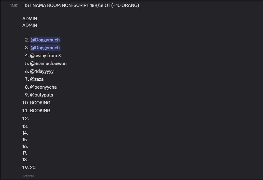 RainevVal's tweet image. WTS Slot X8 Minat bsa Chat dsni / Join DC : discord.gg/aQKvw2VrWY