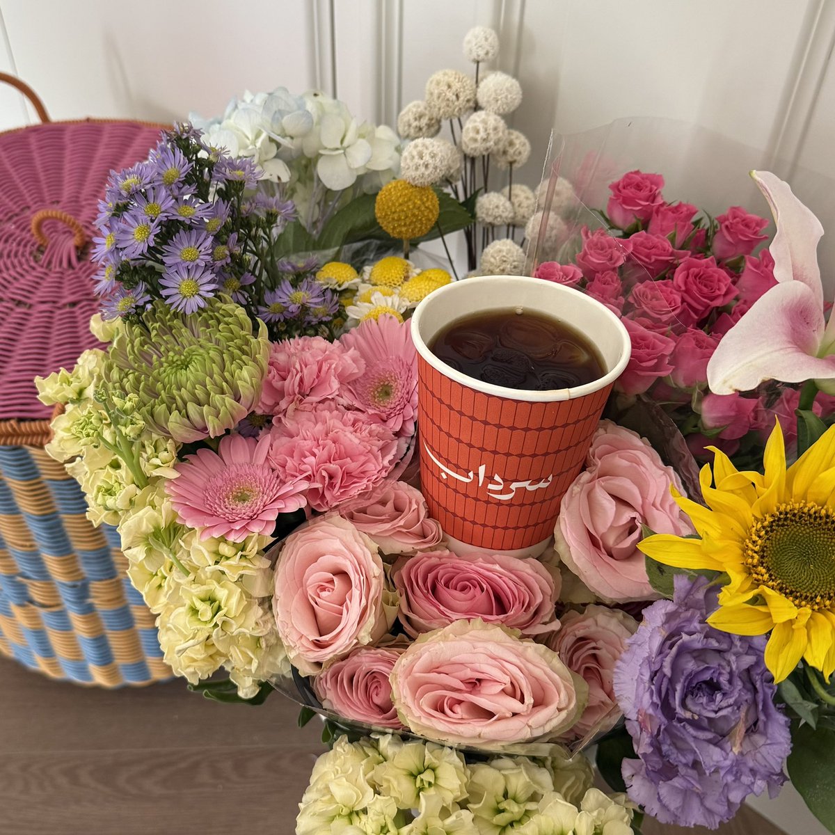 tulilab's tweet image. نتائج القهوة الحلوه طلعت في تنسيق هذا البوكية 🌸🩵🪄