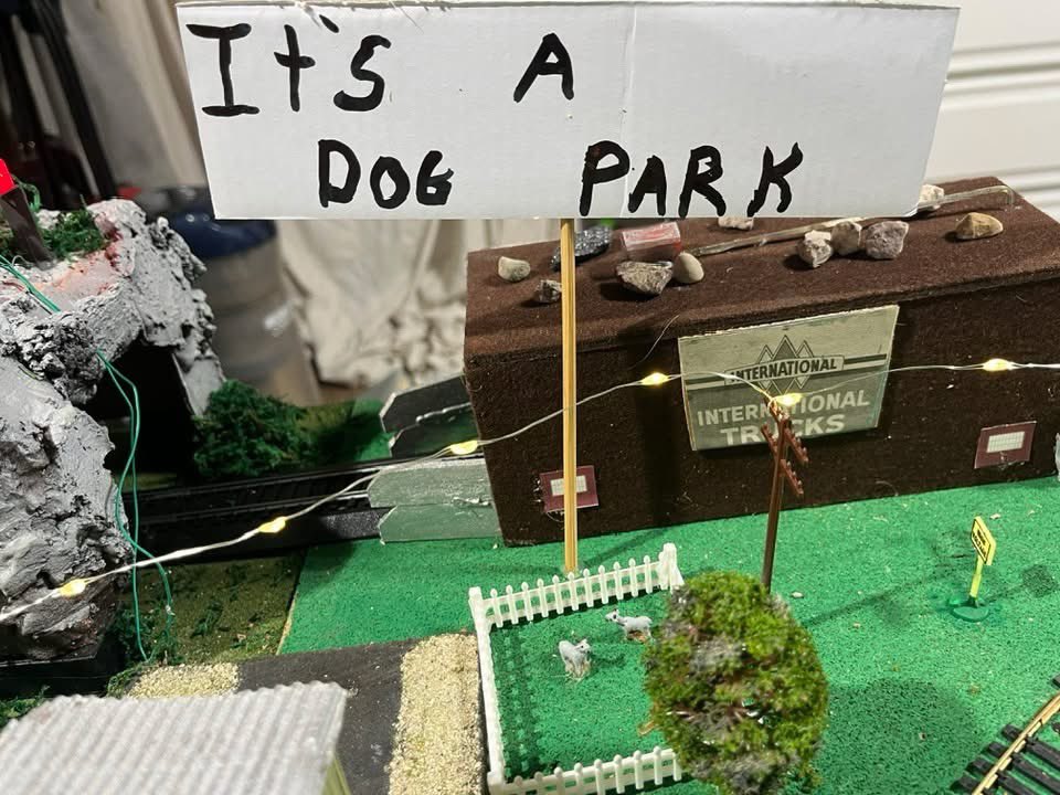 Cursed Model Trains tweet media