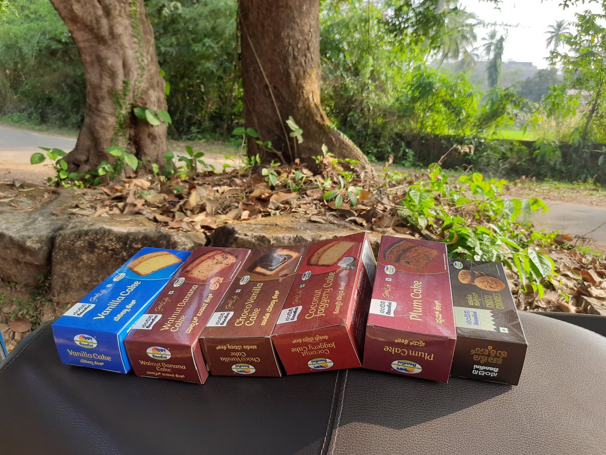 People really love nandini, huh? What if i told you they have more cakes? 

(Yes, i got all of them)