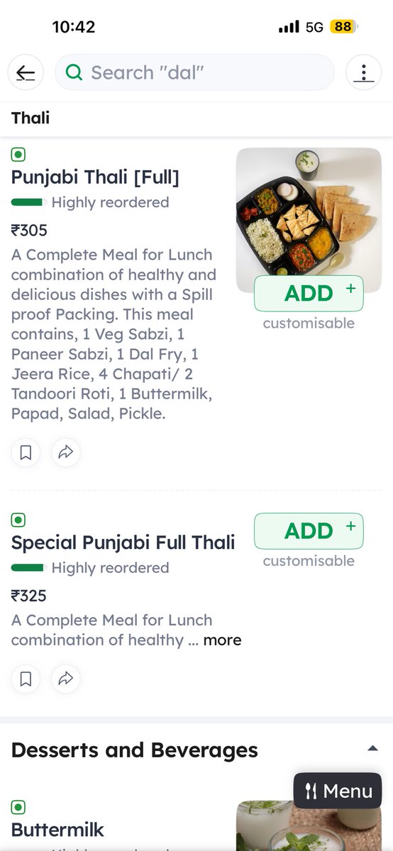 rijidi's tweet photo. @zomato @deepigoyal  See the price differences of Zomato and Direct Purchase , whooping 80 % Margin. No wonder Mr. Goyal will be in Top5 Richest in short time https://t.co/r0nDAISbWG