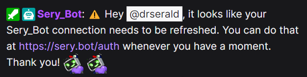 If you see this in your Twitch chat from me, it's legitimate. Thanks!