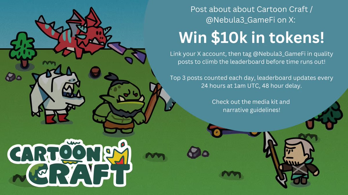 Ess_Hayy's tweet photo. Game first, blockchain second

Cartoon Craft never forces blockchain down your throat.
@Nebula3_GameFi hides the tech and lets gameplay lead.

You’re playing a game, not managing wallets.
Ownership happens quietly in the background.

That’s how Web3 should feel.
Clean. Natural. Alpha.
