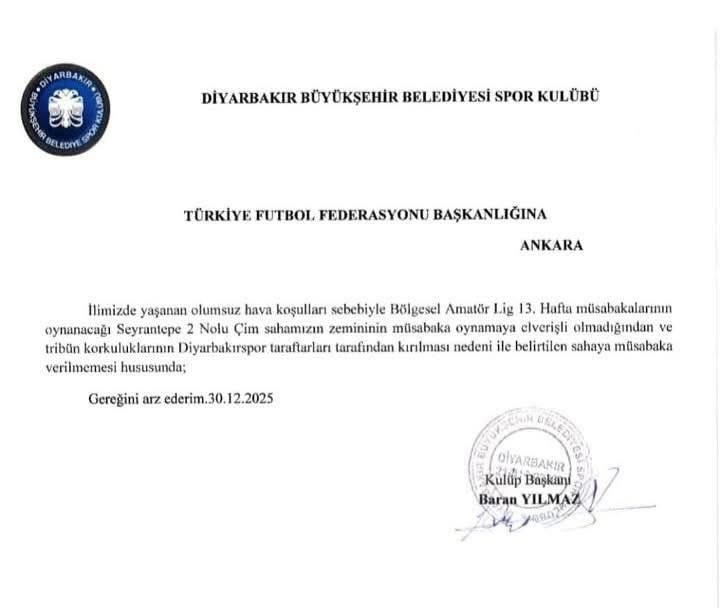 YusufUmutKardas's tweet photo. Bir önceki yönetimin neden bıraktığı ortada.
Bugün Diyarbakırspor olmamış olsaydı, Amedspor bu kadar rahat edemezdi.
Vakti zamanında tüm bedeli ödeyen Diyarbakırspor’du.
Belediye sağolsun Diyarbakırspor’un tesisine el koydu, yıktı, oynadığı sahadan etmeye çalışıyor ve daha niceleri..
Bir şehrin Belediyesi ve kurumları şehrin takımına bu kadar düşmanlık yapar mı?
Ayıptır.
Yazıktır.