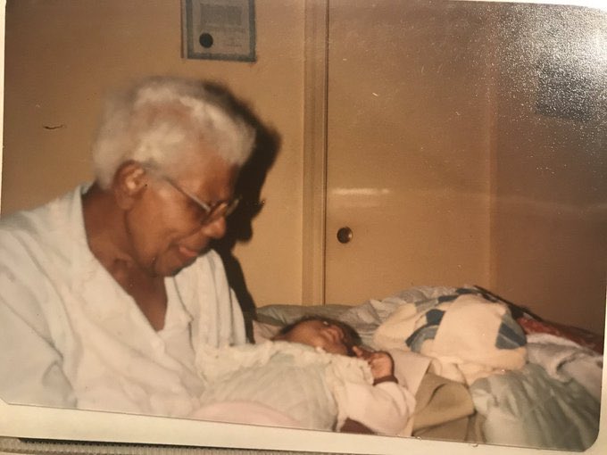 briebriejoy's tweet image. Me as a baby being held by my great grandmother. Her dad, born a slave, fought for his freedom during the Civil War in the United Colored Troops.

This isn’t ancient history.