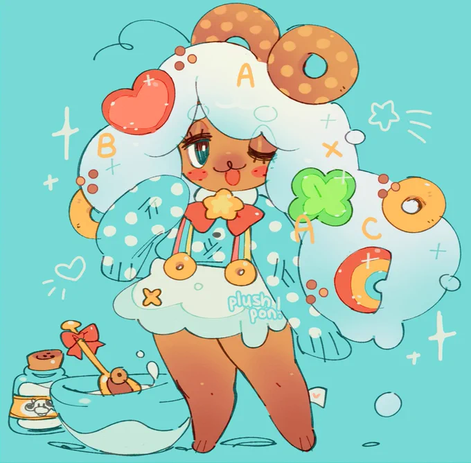 Cheerie the cereal bear (with milk!)