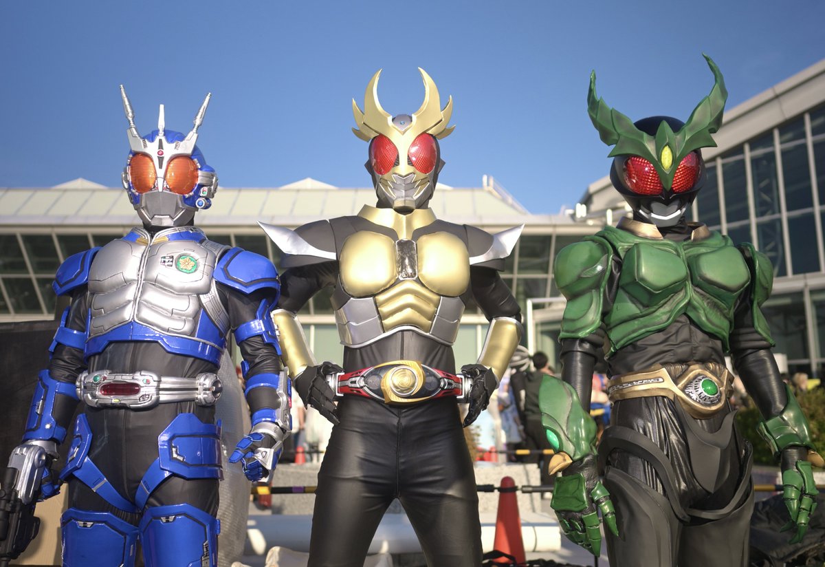 Kirarman13's tweet image. 『ΑGITΩ』

アギト@NS78005431 
G3 @Kirarman13 
ギルス @markun123913 
📸@gandamuEXZ 
#C107コスプレ  #C107cos