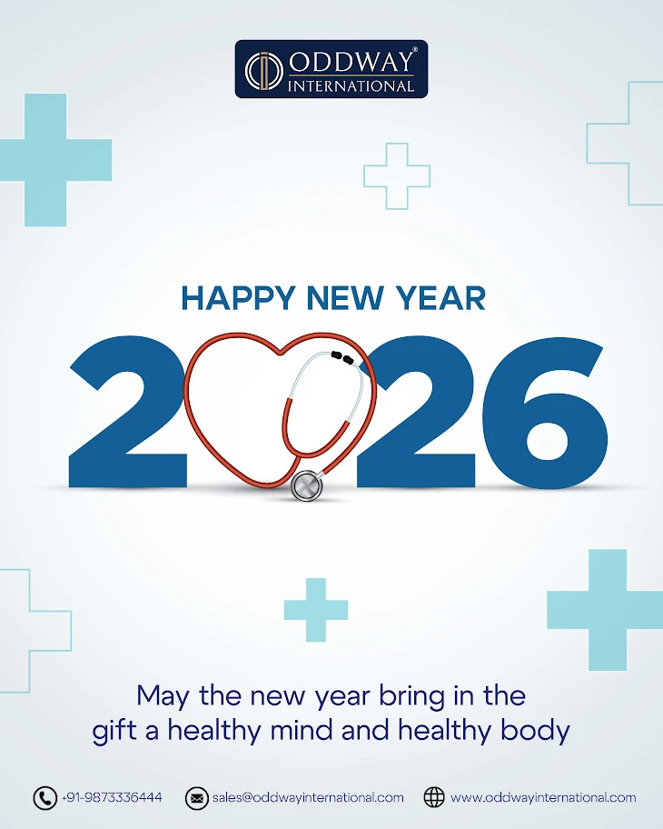 Oddwayint's tweet photo. 🎉 Happy New Year 2026! 🩺❤️

Cheers to a fresh start! May this New Year be filled with good health, happiness, and endless energy. Wishing you a year of feeling your best!

✨ Warm wishes from Oddway International ✨
 #happynewyear2026 #Happiness #healthcare #oddwayinternational https://t.co/RuB0hQwFO3