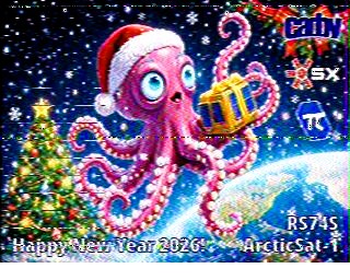 ArcticSat-1 #sstv #robot36