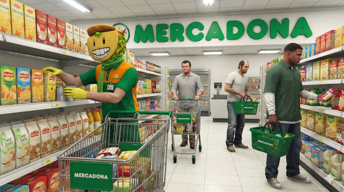 PACO EL TACO LO HA PERDIDO TODO

YA NO LE QUEDAN MEGA RAMPAS POR JUGAR

HA COMENZADO A TRABAJAR EN UN MERCADONA HASTA LA SALIDA DE GTA 6

SAQUEN GTA 6 PORFAVOR

MIRAD A PACO EL TACO ROCKSTAR GAMES

REPONIENDO UN ZUMO DON SIMON

PODRÍA ESTAR ZUMBANDOSE A LUCÍA ROCKSTAR GAMES