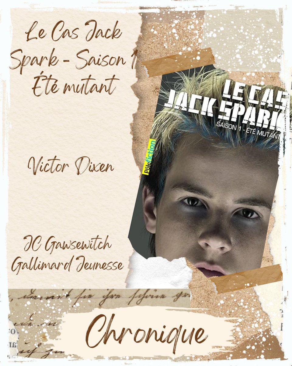 • CHRONIQUE •

📚 Bonjour mes Bookinautes adorés ! Laissez-moi vous présenter "Le cas Jack Spark - Saison 1 : Été mutant" de <a href="/VictorDixen/">Victor Dixen</a>, paru aux éditions <a href="/GallimardJeun/">Gallimard Jeunesse</a> !

📖 Ma chronique :
deslivresetmoi7.fr/2025/12/chroni…

🎤 On en parle ? Belle journée et bon réveillon à tous ! 😘