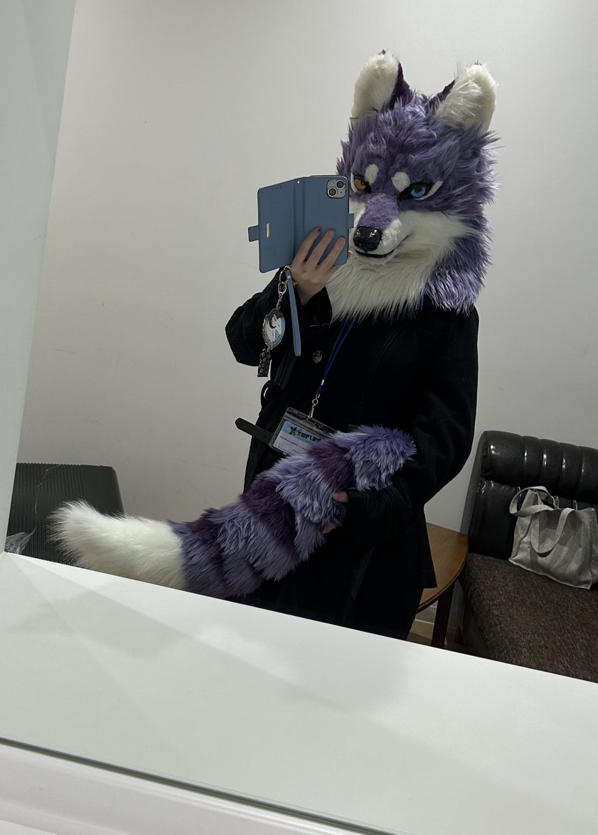 ケモ尻尾　ケモノ着ぐるみ 昨日実は尻尾デビューしてた #ケモノクロス #ケモノクロス2