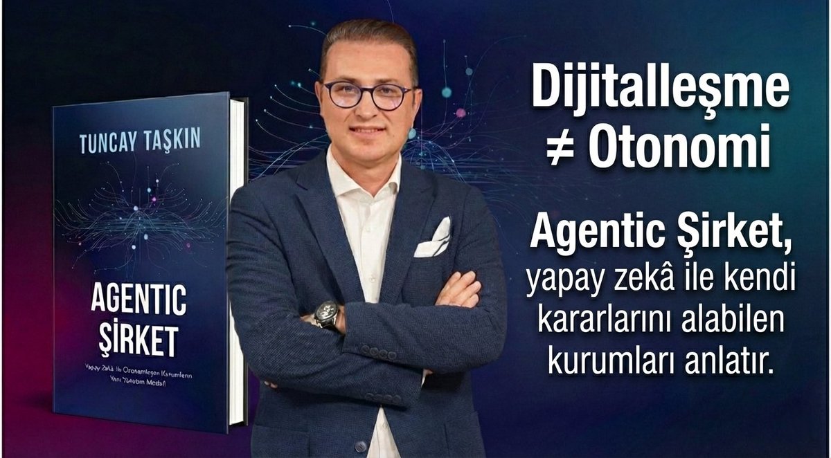 TuncayTaskin's tweet image. Dijitalleşme ≠ Otonomi
kitapyurdu.com/kitap/agentic-…