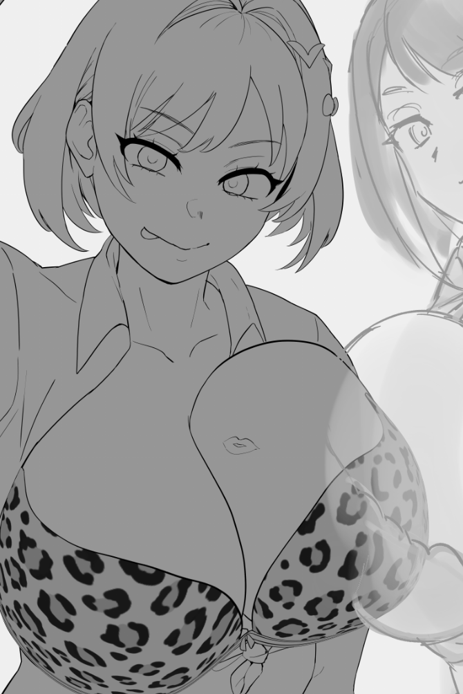 年末ですがアメスク描いています 