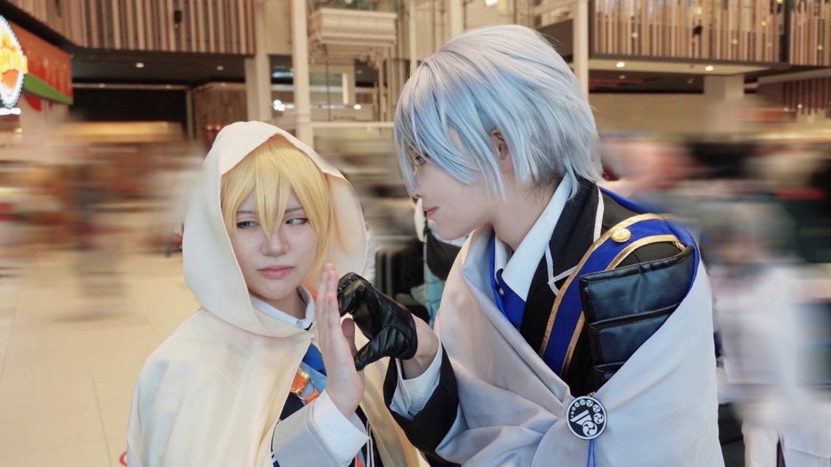 cos /伯仲

ちょっと何か違う世界線の山姥切たち。

俺の偽物くん☺️♡⇒ ガトさん （<a href="/5uh21leon/">ガト🐈️</a>）
長義⇒舛花

 📸✨⇒椿さん <a href="/Tsubaki_0629/">椿@🏷️🐢</a> 

#アコスタイオンモール新利府