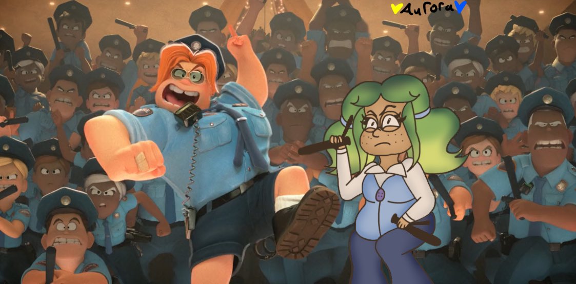 After having a crush on this underrated baddie for 3 years, I started to selfship Misty Luggins after watching the first movie for preparation to see the sequel in theaters.

I love drawing them sm! 💙