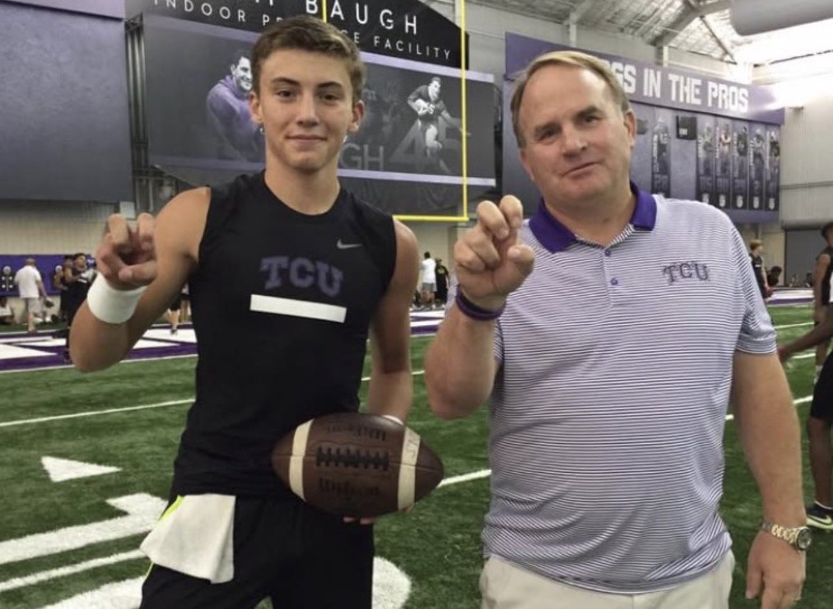 LOBig12's tweet image. this kid, who grew up 15 minutes from fort worth, just led TCU to a 10-point fourth quarter comeback to upset no. 16 USC in his final college football game.

they told me bowl don’t matter. well they do to horned frogs legend ken seals.