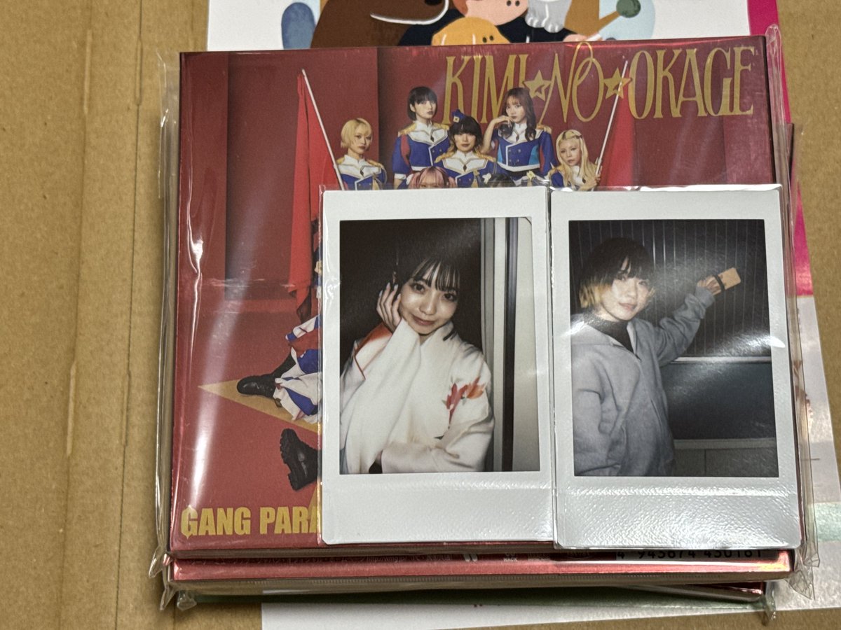 大晦日に素敵なチェキが届きました 配送ありがとうございます