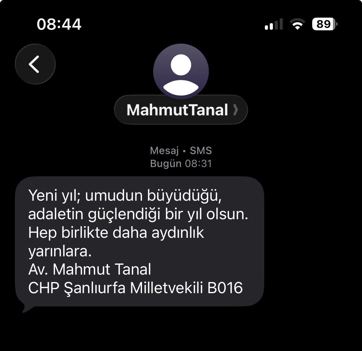 Senin de yeni yılın kutlu olsun Mahmut abi 🙂 çok koşup yorulmayacağın bir yıl olsun <a href="/MTanal/">Av.Mahmut TANAL</a>