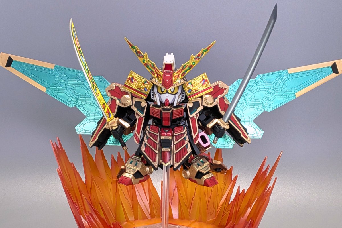 78代目武者頑駄無(真・緋凰の神器装備形態)完成しました。 以前製作