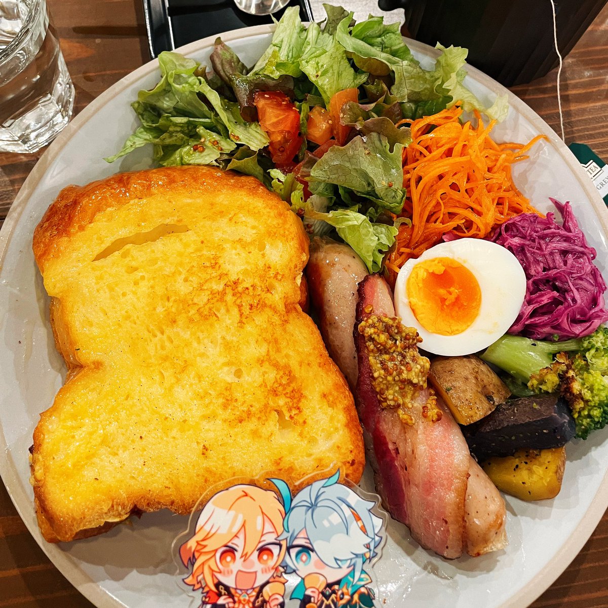 アルハイゼン ,カーヴェ(原神) 「年末だからってはしゃぎ過ぎたな」|おやつ🍖肉🍖のイラスト