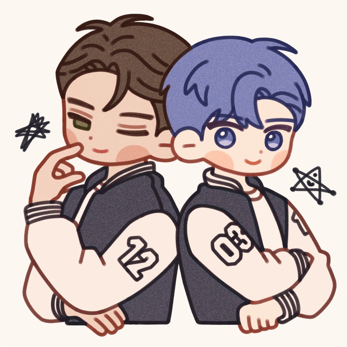 DOLPHIN_BREAD's tweet image. 💙🖤💙🖤💙