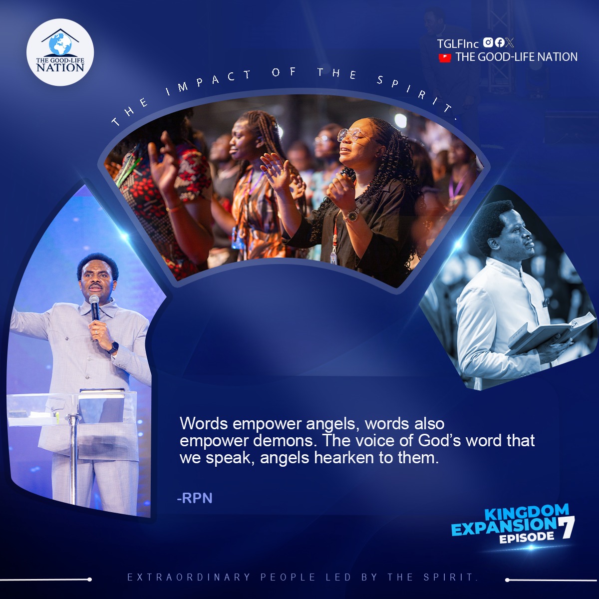 TGLFInc's tweet image. Psalm 103:20
Words empower angels, words also empower demons. The voice of God’s word that we speak, angels hearken to them. 

#RPN 
#KingdomExpansion7