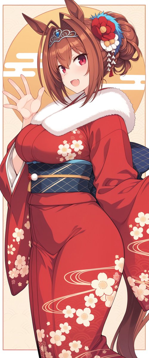 GCA_KF2K08C's tweet photo. 今年の画像の投稿はこれと1日1ウマ娘の予約分だけです。
今年一年も皆様には大変お世話になりました。
来年もダイワスカーレットばかりかと思いますが今後ともよろしくお願いいたします！ https://t.co/ee6zmRX3nz