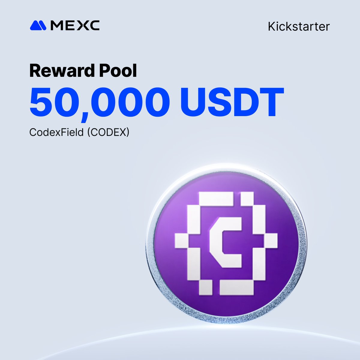 MEXC New Kickstarter!

‣ $CODEX 
 
‣ Trading: Jan 2, 2026, 12:00 (UTC)

Details: mexc.com/announcements/…