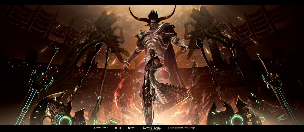 4un_Feloran's tweet image. #FF14 #GPOSERS 《Final Fantasy XIV》クロニクルクエスト：至天の座アルカディア：ヘビー級編
"Your time is up,my time is now."