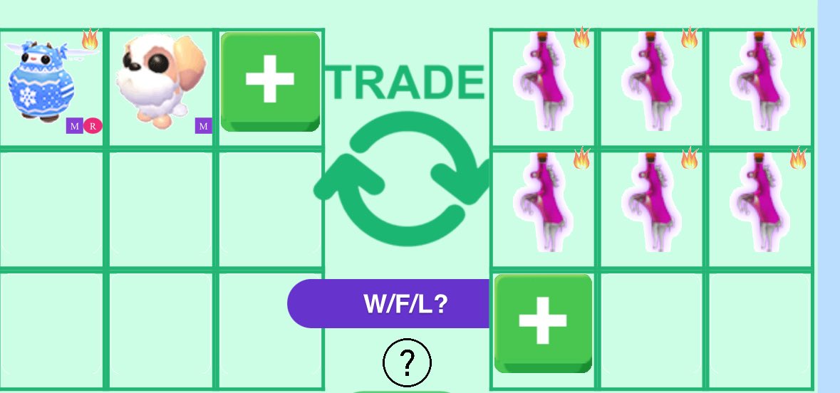 Can anyone do this trade?? I’m the left 🫶🫶🫶
#Adoptmetrade #adoptmetraders #adoptmetrades #adoptmetrading