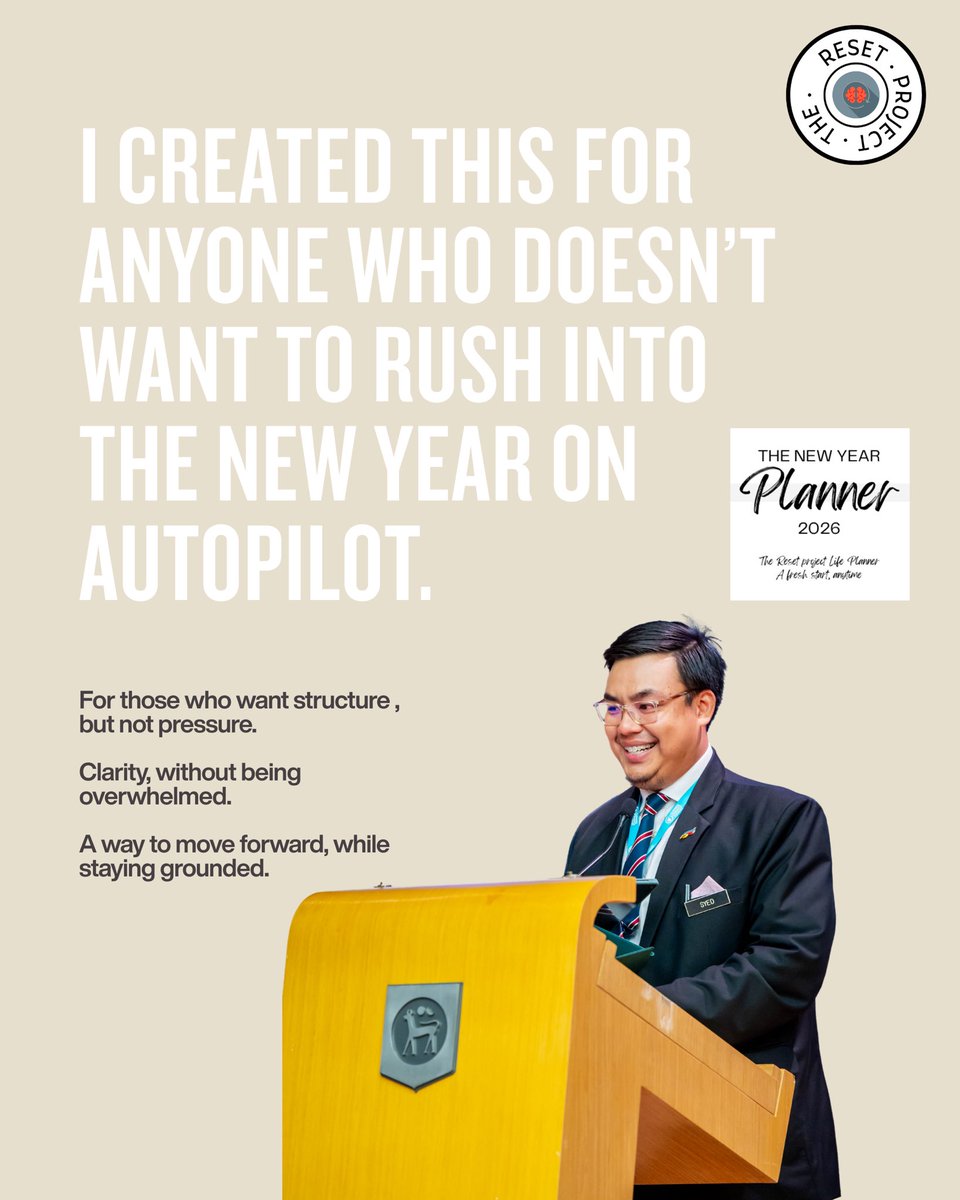 A quiet truth I’ve learned this year:
you don’t always need a new plan; sometimes you need a pause.

That idea became the foundation of The Reset Project.

bcreco.gumroad.com/l/NewYearPlann…