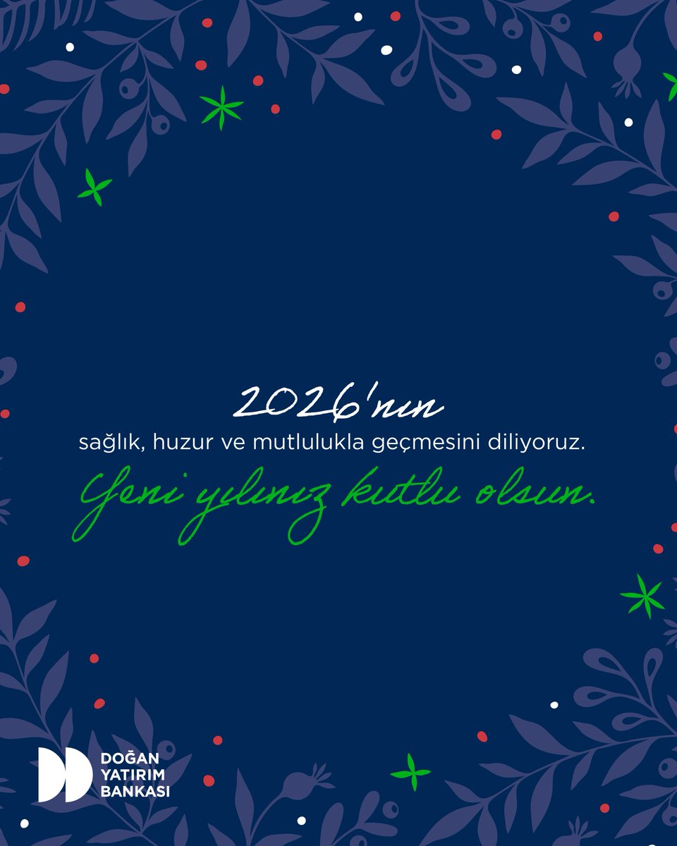 Doğan Yatırım Bankası tweet media