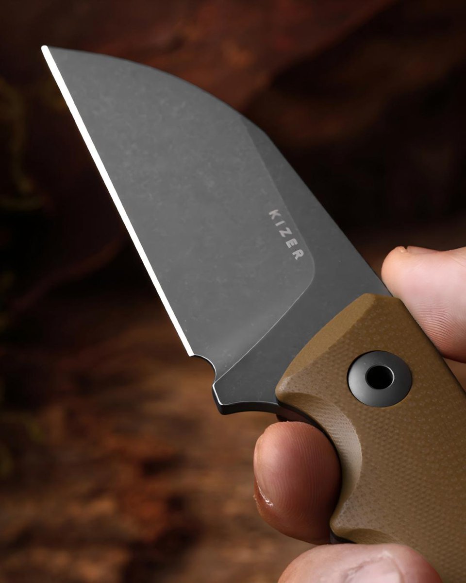 Kizer_edc's tweet photo. Coming Soon: New Outdoor Fix Blade Series – Snick
Launch Date: January 1st, 12:01 AM EST
Designed by Kornel Kiss
👉Ergonomic Double-Finger Groove Handle
👉Skeletonized Tang Construction
Website: https://t.co/Ig5ORfpnfe
#Kizer #outdoor #Snick https://t.co/Ylq9X2qMIK