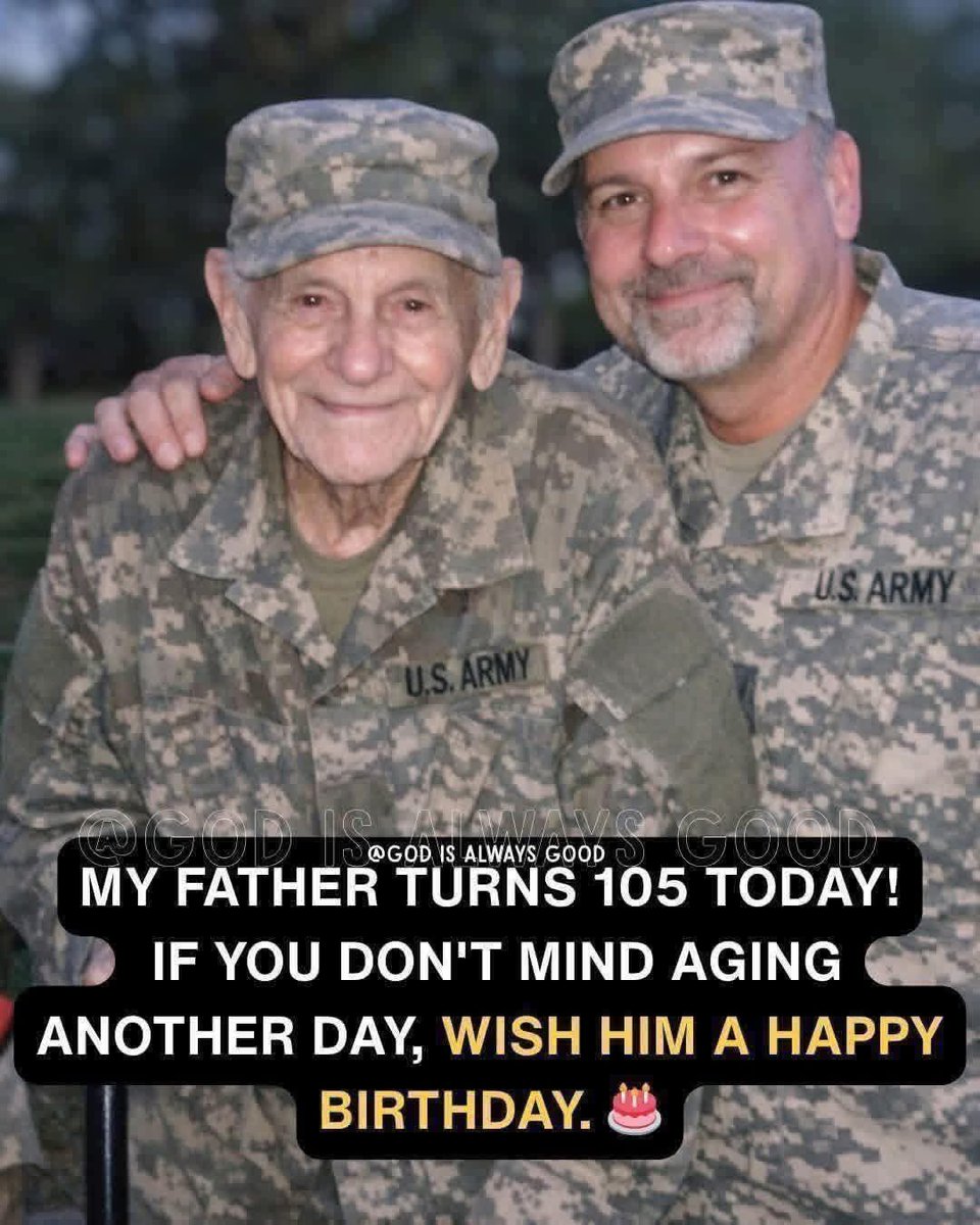 sophia_artx's tweet image. MY FATHER TURNS 105 TODAY! IF YOU DON'T MIND AGING ANOTHER DAY, WISH HIM A HAPPY BIRTHDAY.