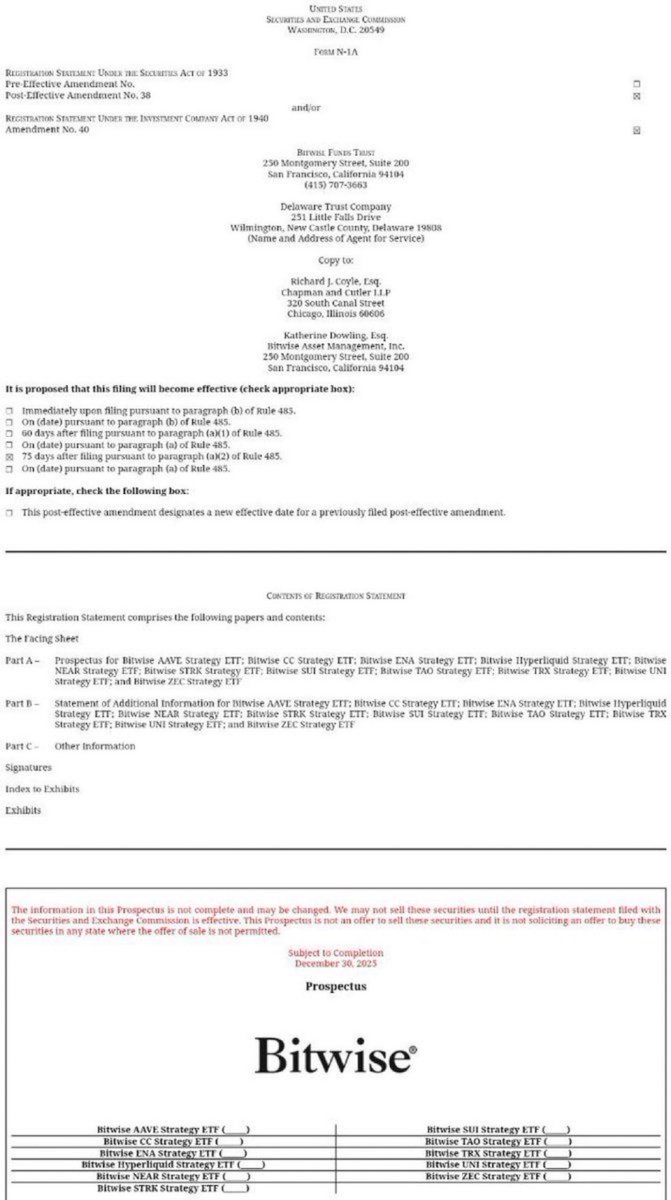 MartiniGuyYT's tweet image. UPDATE 🚨 BITWISE HAVE JUST FILED FOR 11 ALTCOIN ETF’S 

HUGE!