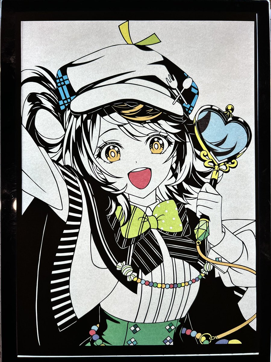 切り絵 切り絵/大橋忍デザイン 二十四節気 ガラス装飾プレート【小寒】（簡易