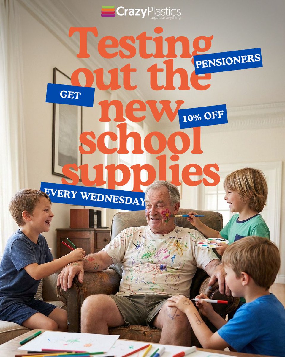 Practice makes perfect 😋 

From pencil cases to snack tubs, swing by your nearest Crazy Plastics to shop Back to School — Pensioners save 10% on Wednesdays. 

Ts&amp;Cs apply.