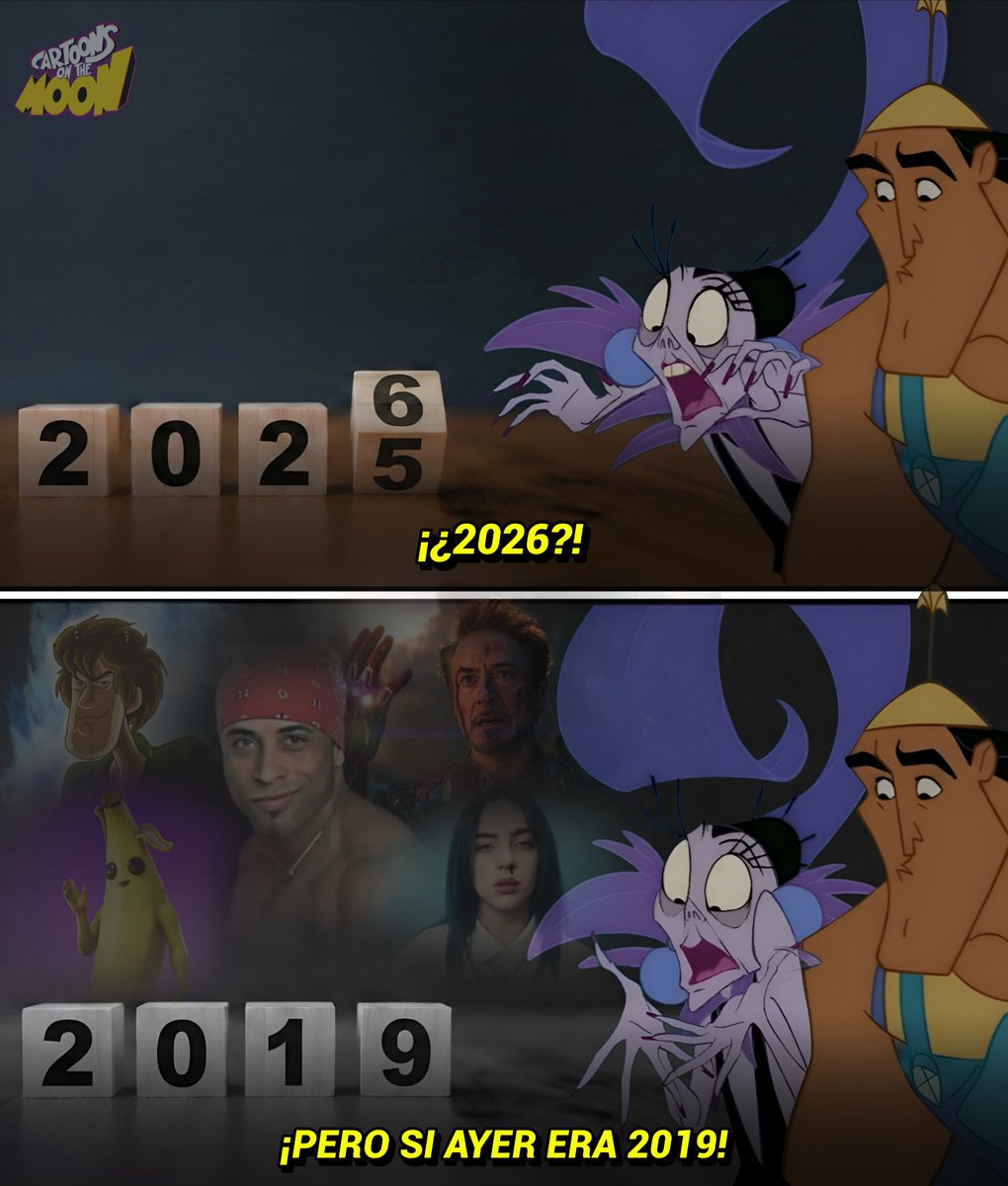 CartoonsOTMoon's tweet image. ¡Mañana ya es 2026!