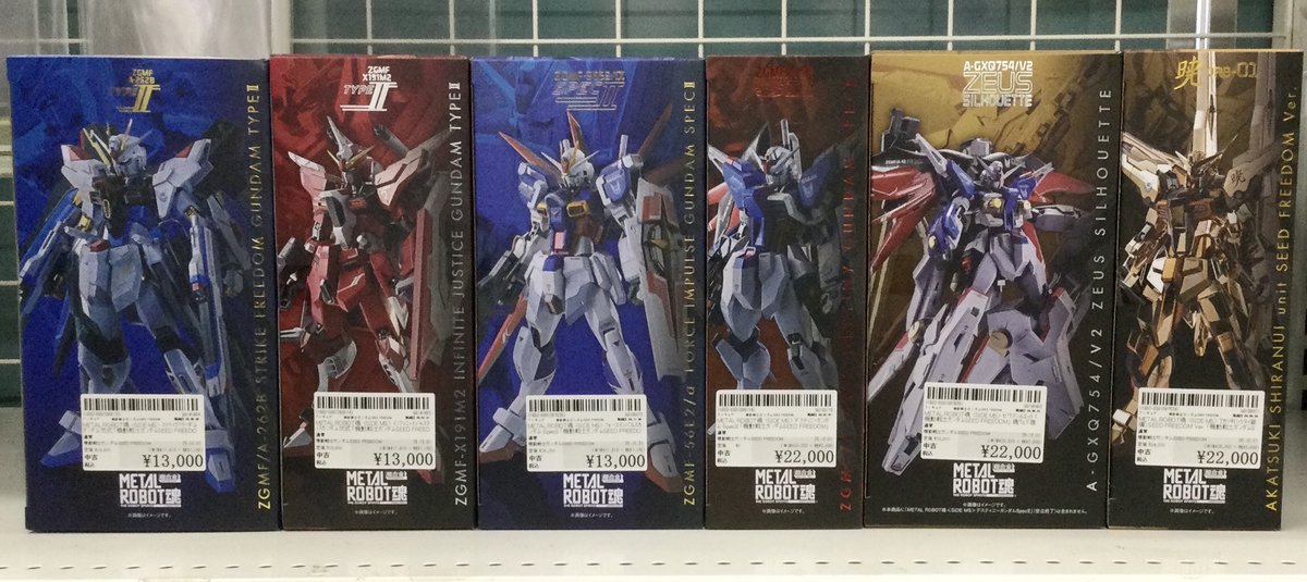 SEED FREEDOM系のMETAL ROBOT魂多数入荷いたしました✨3Fトレカプラモ 