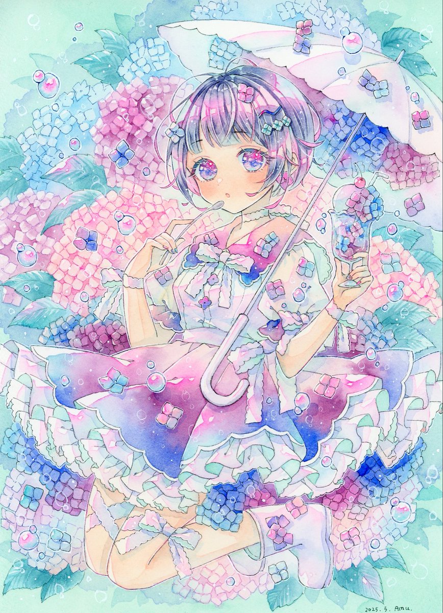 RT @nj819amu: #2025年自分が選ぶ今年の4枚 夏頃に描いた子たちが