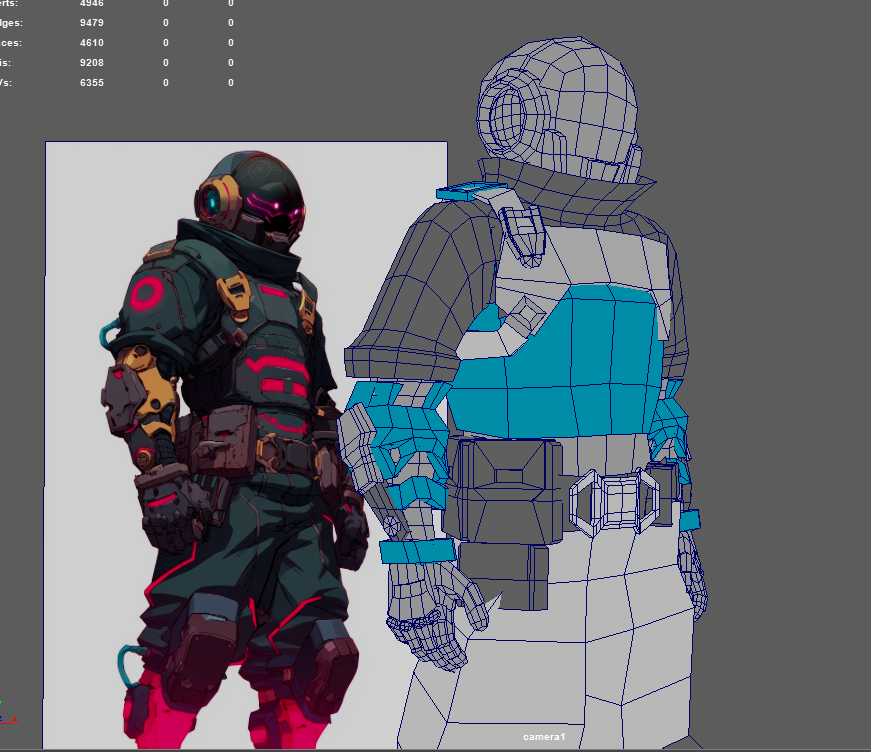 This boy is gonna be 95% texture work