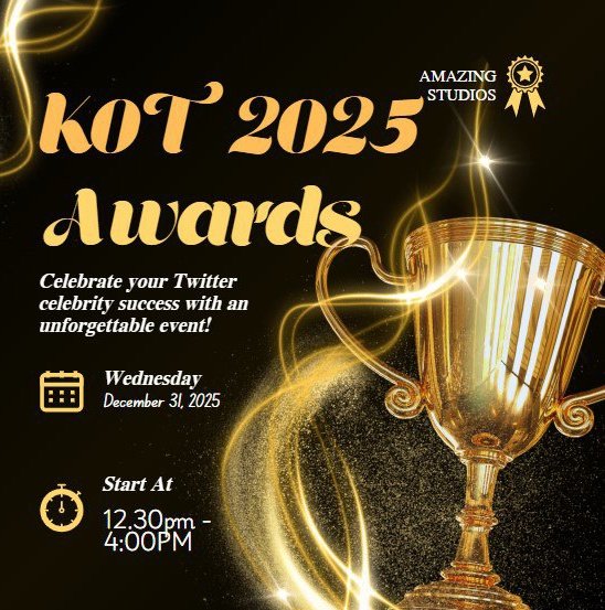 kijanayamwingii's tweet image. KOT it’s finally End of year which means it’s the Ballon D’or ceremony for all Kenya Twitter accounts. The winner will be announced on Today. 

Who deserves to win the KOT Ballon  D’or for the 2025 year in KOT 2025 Awards?