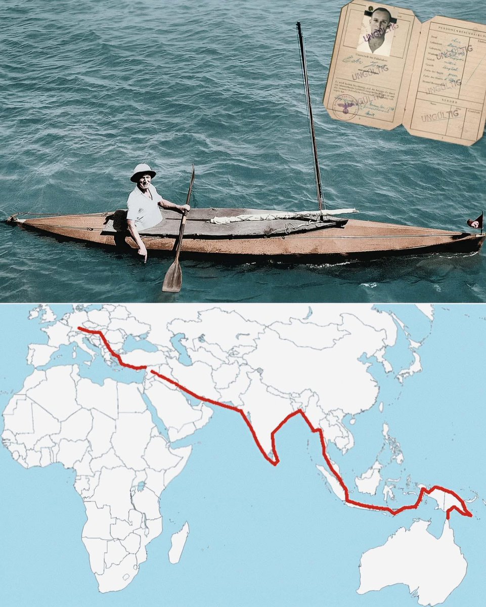 1932 року німецький електрик Оскар Шпек сів у невеличкий складаний каяк на Дунаї біля Ульма. План був простий – доплисти до Кіпру й знайти там роботу на мідних копальнях. Але дорога виявилася цікавішою за пункт призначення.

Далі були Балкани, Егейське море, узбережжя Сирії та