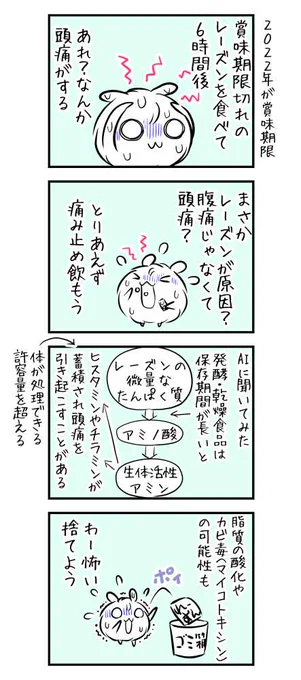 2074日目 食の危険地帯をゆくはむ #漫画限界チャレンジ 