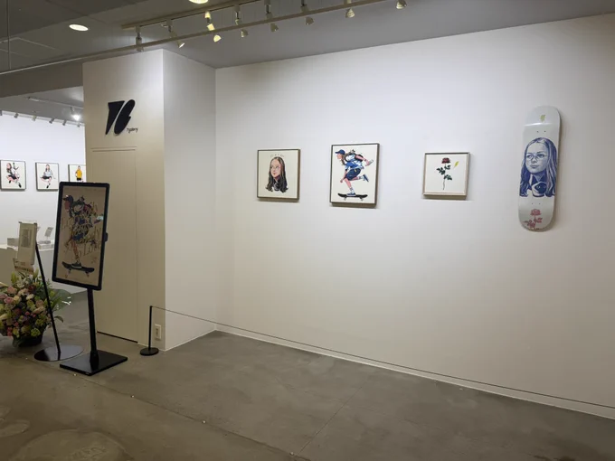今年は5月に京都セブンギャラリー、11月に東京tHE GALLERY HARAJUKUと2回の個展を開催。お世話になってるワコムさんのMovink