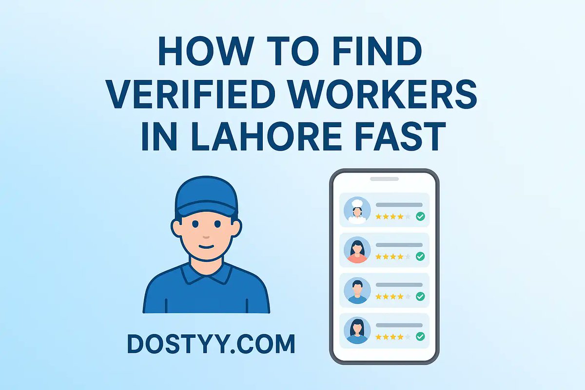 dostyycom's tweet photo. Finding verified workers in Lahore doesn’t have to be time-consuming.
Our latest guide explains how to hire trusted domestic staff quickly and safely with practical tips for employers.
https://t.co/DaxKvhKW6k

#VerifiedWorkers #HiringInLahore #DomesticStaff  #Dostyy #SmartHiring https://t.co/pltqxd0VR9